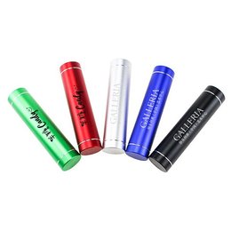 2600mAh-多彩金屬圓柱行動電源