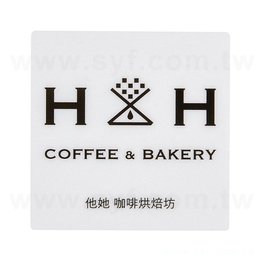 方形透明貼紙(單色黑)+亮膜-45x45mm-貼紙印刷(同33BA-0032)