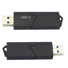 可伸縮蓋USB 3.0讀卡機-可印LOGO