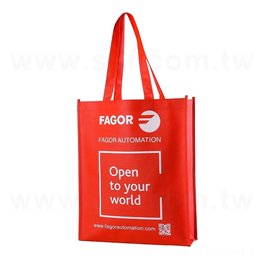 不織布環保袋-厚度120G-尺寸W32xH38xD10cm-雙面單色可客製化印刷