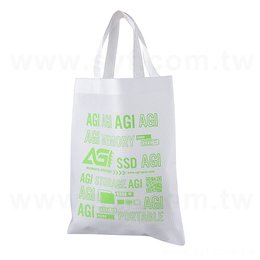 不織布手提袋-厚度80G-尺寸W25xH34cm-雙面單色印刷-資訊科技-亞奇雷科技