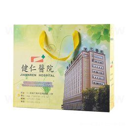 180P銅版紙袋-31.8x27x9cm彩色印刷-單面霧膜手提袋-醫療健康-健仁醫院