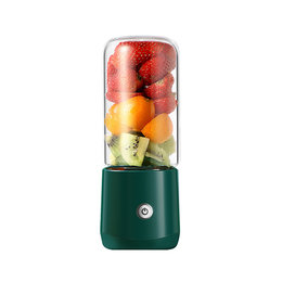 單人果汁機(300ml以上)-USB充電式隨身果汁機-杯身高硼硅玻璃材質-10個可印LOGO