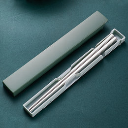 304不鏽鋼餐具-筷子1件組-附塑膠收納盒-預算1萬元內