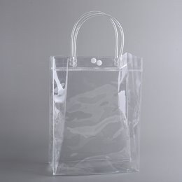 PVC透明手提袋-W20*H26*D8cm