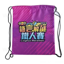 斜紋布後背包-(W34.5XH40公分)150D-客製化束口背包