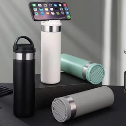 420ml手機支架多功能隨手杯-真空隔熱不鏽鋼水瓶