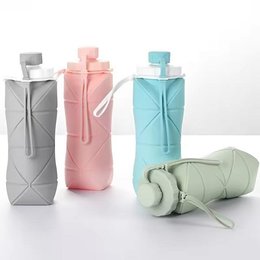 600ML折疊矽膠運動水瓶