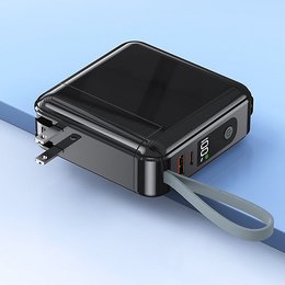 AC插頭快充行動電源-大容量20000毫安行動電源