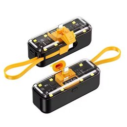 5000mAh-LED燈透明殼膠囊型行動電源