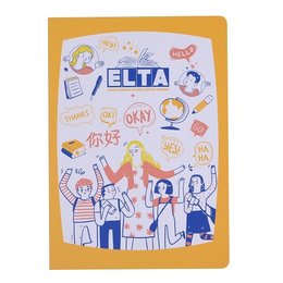 筆記本-25K裸背穿線精裝-封面250P銅板紙客製化記事本