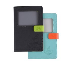 開窗筆記本-客製皮革證書夾