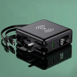 多功能6合1行動電源-22.5W PD QC3.0超快速充電
