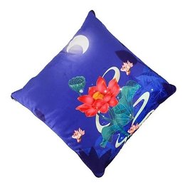 40x40cm緞面抱枕兩用被-客製印刷LOGO圖案