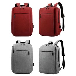 300D尼龍USB充電口雙肩通勤背包