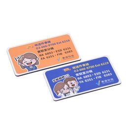 圓角長方形磁鐵冰箱貼-客製彩色印刷