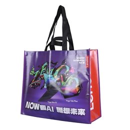 手提肩背兩用不織布覆膜袋-W55xH45xD20cm