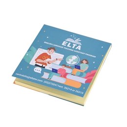 方形便利貼-7.8x7.8公分-單面彩印上亮膜