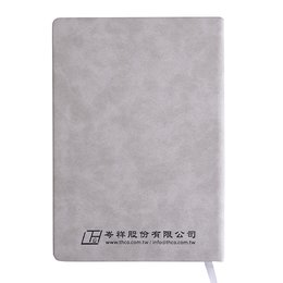 25K皮革烙印精裝工商日誌-封面烙印+燙金