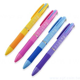 多色廣告筆-三色筆芯4款彩色筆桿可選-可客製化印刷LOGO