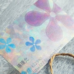 霧透卡名片-420um名片製作-單面彩色印刷-客製化印刷創意名片設計