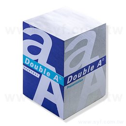 方型紙磚-5x5x7.8cm四面彩色印刷-內頁無印刷便條紙