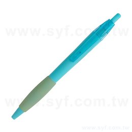 廣告筆-防滑筆管廣告筆-藍色單色原子筆-工廠客製化印刷贈品筆