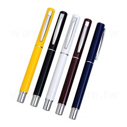 廣告筆-仿鋼筆金屬禮品-開蓋原子筆-多色款筆桿可選