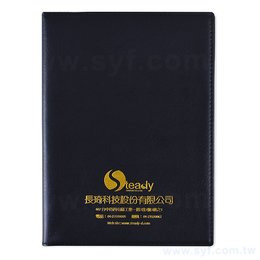 25K素面絲紋精裝工商日誌-翻開式平裝萬用手冊-可客製化內頁及印LOGO