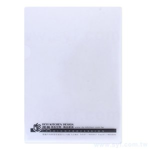 A4單層L夾-透明PP材質單色印刷-180/210UML夾印刷