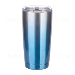 304不鏽鋼冰霸杯(漸層色)-20oz(600ml)-客製化雷射雕刻環保杯-可印刷企業logo(同59CA-0203)