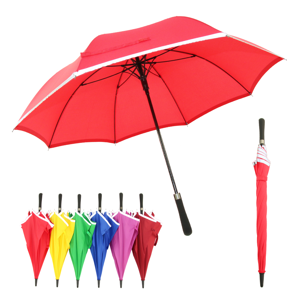 傘徑100cm,190T春亞紡,橡膠手把,8骨,自動廣告傘