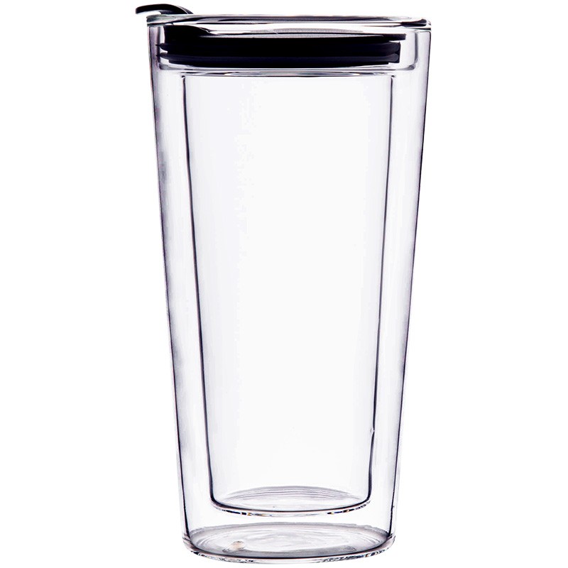 硼矽玻璃,340ml雙層玻璃杯