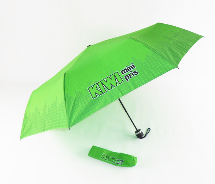 傘徑95cm,190T聚酯纖維/春亞紡,橡膠手把,8骨摺疊廣告傘
