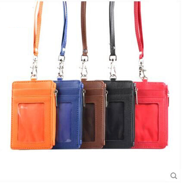 11.7*7.7cm,PU Leather,橘/藍/棕/黑/紅識別證套