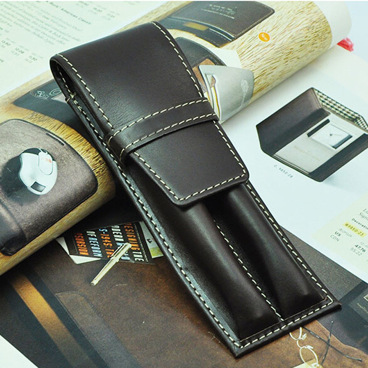 16.5*5.5cm,PU Leather,黑筆袋
