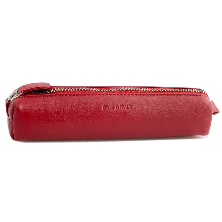 17.8*5*5cm,PU Leather,紅筆袋