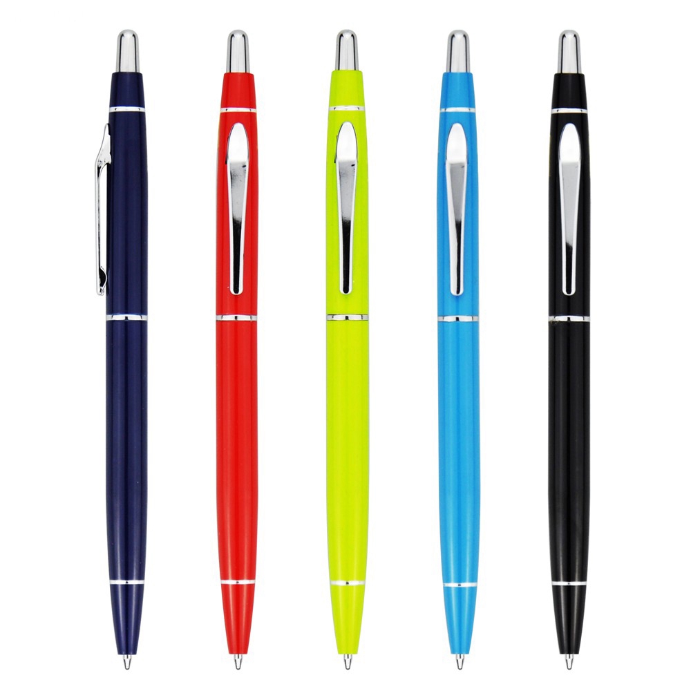 146*9.5mm,13.7g,藍色/黑色純金屬筆
