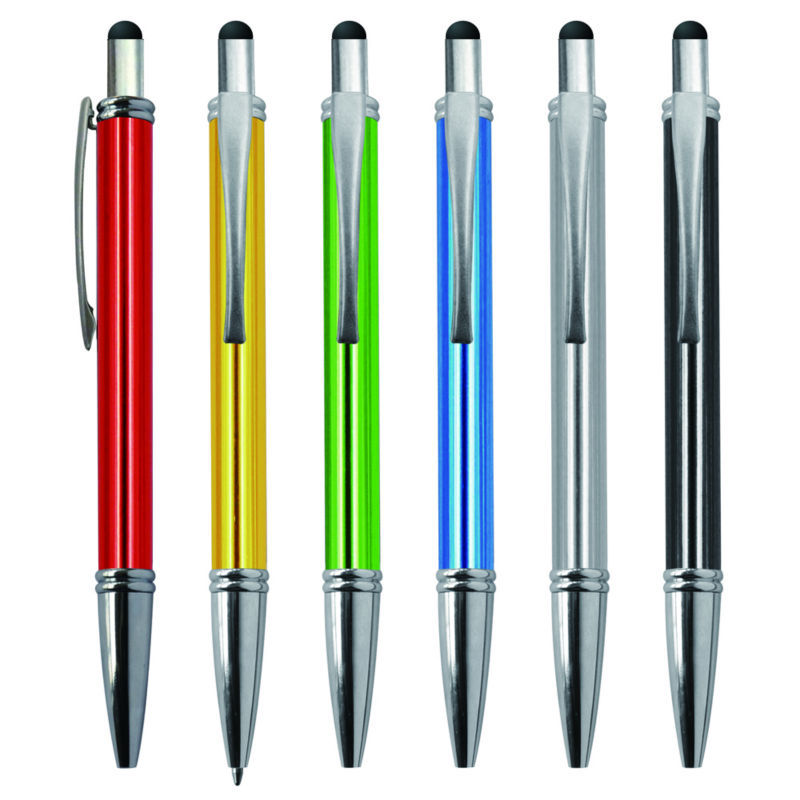 140*10.5mm,12g,Metal,藍色/黑色觸控筆